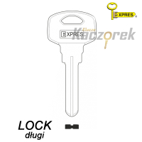 Expres 245 - klucz surowy mosiężny - LOCK długi